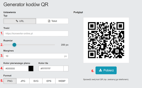 Jak bezpłatnie utworzyć statyczny kod QR?